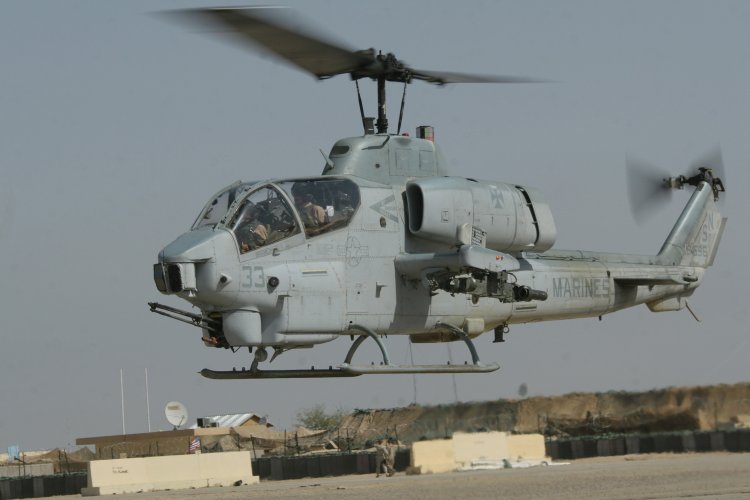 Image: U.S.M.C. AH-1W Attack Helicopter