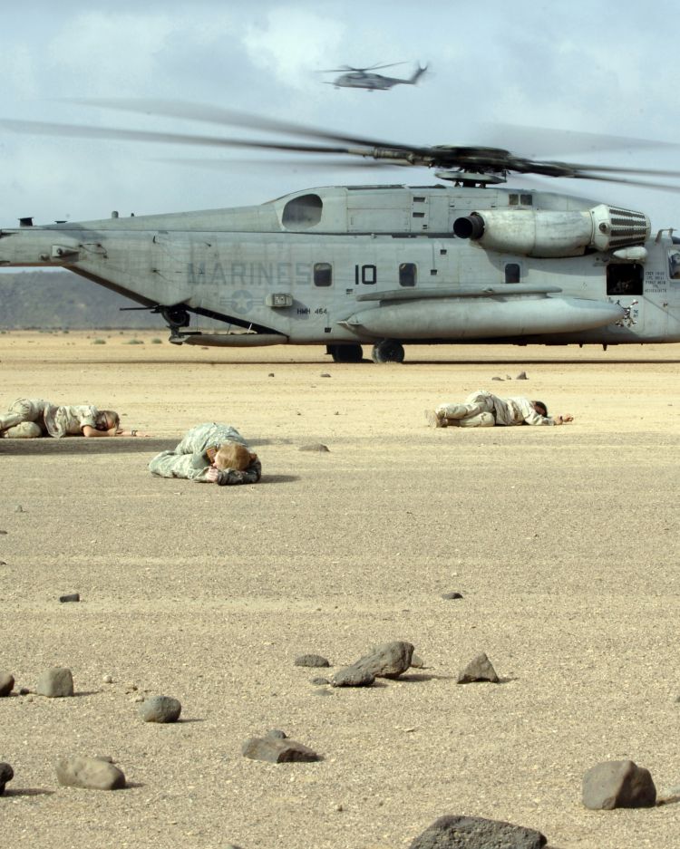 Image: U.S.M.C. CH-53 Super Stallion Helicopter