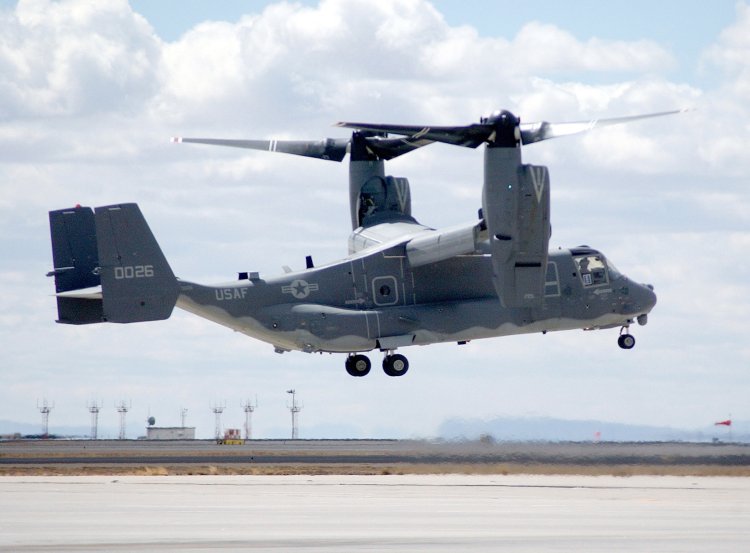 Image: U.S. Air Force CV-22 Osprey Tilt-rotor