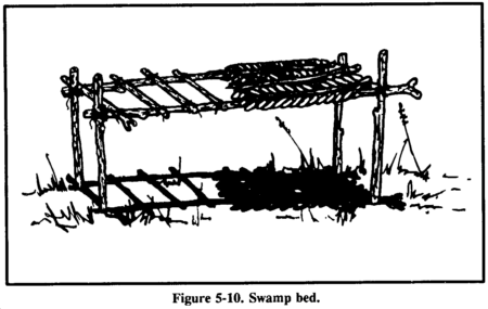 Drawing: Swamp bed.